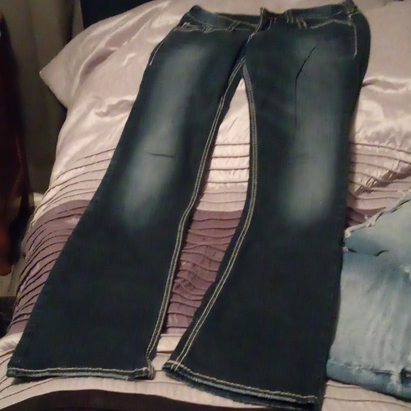 Silver Suki Mid Slim Boot Fluid 30x33 (actual measurements 30x 32) - Picture 4 of 10